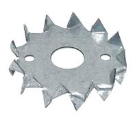 Pack of 6 x M12 x 50mm Double Sided BZP Dog Tooth WASHERS