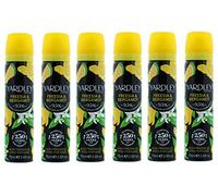 Pack of 6, Yardley Of London Freesia & Bergamot Deodorising Body Spray 75ml