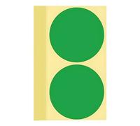 Pack of 60 Adhesive Dot Stickers, 100 mm, Round Dot Stickers, Colour Coding Labels, Self-Adhesive Marking Dots for Labelling, Crafts, Green Stickers, Round Colour Coding Labels (Green 10 cm)