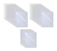 Pack of 60 Clear Document Sleeves with Labels - Easy nization & Long-Term Storage for Files Papers and Documents - & Transparent Design