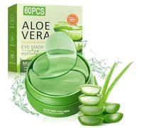 Pack of 60 Collagen Eye Masks with Aloe Vera - Anti-Ageing Eye Pads Against Eye Bags, Wrinkles Dark Circles - Moisturising Hydrogel Eye Patch for All Skin Types