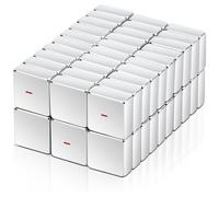 Pack of 60 Small Magnets Strong, 10 x 10 x 4 mm Neodymium Magnets Extra Strong, The N-Pole Direction of the Rectangular Magnet is Marked I, Rectangular Magnet for Kitchen Cabinet, Magnetic Board