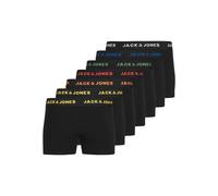 JACK & JONES Boys' Trunks Multipack, Cotton Blend, Pack of 7, Size 128, Black