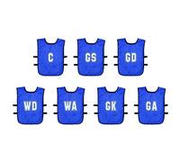 Precision (Pack of 7) Mesh Netball Training Bibs (Infants, Kids)