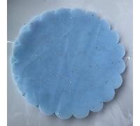 Pack of 70 Tulle Circles Round White Fairy Veil White Tulle Organza Round Veil Round Organza Tulle Wedding Favour Veil Wedding Favours Wedding Organza Bags for Sweets Party (Blue)