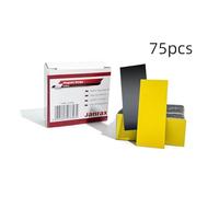 Pack of 75 Yellow Magnetic Strip Name Tag Labels