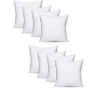 (Pack of 8, 16" x 16" (40 x 40cm) ) Microfibre Cushion Pads