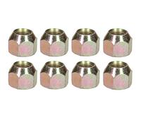 Pack of 8 3/8" UNF Conical Wheel Nuts Nut For Trailer Suspension Hubs Trailers