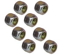 AB Tools Pack of 8 3/8" UNF Wheel Nuts Nut For Trailer Suspension Hubs