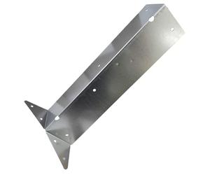 Pack of 8 Arris Rail Brackets Fence Post Support Fencing Bracket Galvanised 12inch (300mm)
