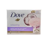 (PACK OF 8 BARS) Dove Beauty Soap Bar: COCONUT MILK. Protects Your Skin's Natural Moisture. 25% MOISTURIZING LOTION & CREAM! Great for Hands, Face & Body! (8 Bars, 3.5oz Each Bar) by Dove