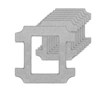 Pack of 8 Cleaning Pads for Ecovacs Winbot W2S / W2S Omni Window Cleaning Robots, Wipes Robot Cleaning Cloth, Reusable and Washable Replacement Cloth