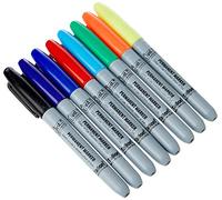 Pack Of 8 Coloured Permanent Markers