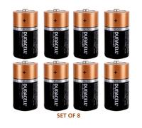 PACK OF 8 Duracell Plus Power 'C' Cell LR14/MN1400 Alkaline Battery Batteries