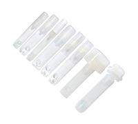 Pack of 8 empty markers with fine tip. Ensures precise lines and consistent ink flow. Great for drawing and sketching art markers pens