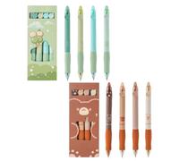 Pack of 8 Erasable Ballpoint Pens Anti Stress Pen Super Soft Blue Ink 0.5mm Tip Diameter Heat Sensitive