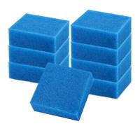 Pack of 8 Filter Sponge, 95 x 95 x 48 mm Filter Sponge Aquarium, Coarse Sponges, 35PPI High Density Biochemical Cotton, Compatible Aquarium Filter Sponge Set for Juwel Compact/Bioflow 3.0/M (Dark Blue
