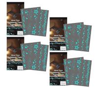 Pack of 8 Glow In The Dark Tattooss Glow In The Dark Temporary Moon Star Luminous For Children Luminous Body Make Up Fake