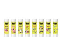 Pack of 8 Glue Sticks - UHU - 8 g