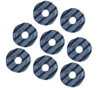 Pack Of 8 High quality cotton Replacement Pads For Robotic Vacuum Mops Strengthened Absorbency Deep Cleaning Cloths Multicolor