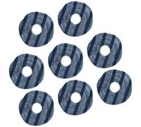 Pack Of 8 High quality cotton Replacement Pads For Robotic Vacuum Mops Strengthened Absorbency Deep Cleaning Cloths Multicolor
