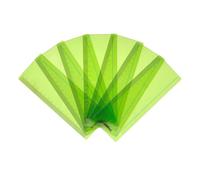 Pack of 8 Light Green 191x70mm Dyslexia Overlay Reading Rulers - PET Material, Rounded Corners
