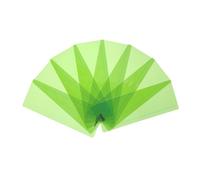 Pack of 8 Light Green 210x80mm Dyslexia Overlay Reading Strips - PET Material, Rounded Corners