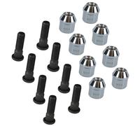 Pack of 8 M12 x 1.5 Wheel Studs And Nuts For 100mm PCD Trailer Hubs
