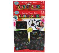 Pack of 8 - Magic Rainbow Scratch Paper with Wooden Stylus Scratchers for Kids and Adults Scratch Off Paper Great Sensory Stress Relief Anxiety Autism ADHD Travel Activity