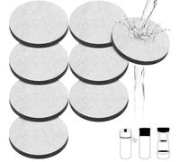 Pack of 8 MicroDisc Water Filter for Brita Water Filter Bottle Water Filter Discs for Brita Fill & Go Water Filter Bottles Carafes Reduces Chlorine, Microparticles, Bacteria, Micro Disc Water Filters