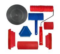 Pack of 8 Multipurpose Drywalls Compound Rollers with Frame Designs for Easy and Effective Wall Coating Daily Use Professional Painting Tool