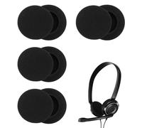 Pack of 8 Replacement Ear Pads Compatible with Sennheiser Headphones, Breathable Foam Pads, Compatible with PC Series and More