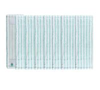 Pack of 8 Replacement Mop Covers for Leifheit Profi XL Micro Duo / Profi XL Cotton Plus Mop, Quick Stain Removal, High-Quality Microfibre Replacement Covers for All Floor Types (Professional XL)