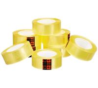 Pack of 8 Sellotape L33m x W19mm Sticky Clear Transparent Tape Mini Small Rolls Refill