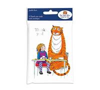 Pack of 8 Tiger Who Came to Tea Thank You Cards with White Envelopes