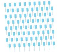 Pack of 80 Ticket Locking Tickets for Logistics Labels Warehouse Organization and Plant Identification PP Materials Integrated Hanging Ticket