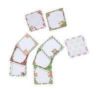 Pack of 9 Christmas Themed Gluey Record Recyclable Note Mattresses with Celebratory Three Hundred Homeschooling Organization Holiday Themed Notepads Set
