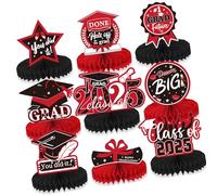Pack Of 9 Graduation Season Cardboard Table Decorations For Parties And Celebration In Elegant Bright Color Desktop Graduation Decoration