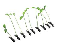 Pack of 9 Green Grass Hair Clips Soy Sprouts Hair Pins Cute Grass Hair Clip Funny Green Leaf Hair Pins Accessories Gift for Women Girls Children Hair Styling Accessories