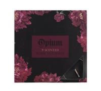 Luxurious Black Opium Scented Black Tealights - 2cm x 12cm (Pack of 9) - Exquisite Wax Candles, Long Lasting Scent - Ideal for Unique Home Decor