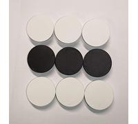 Pack of 9 Plukel® (6 x White + 3 x Black) Dust Protection Lid Sockets Cover for Clean Schuko Sockets Socket Strips Multiple Sockets Splash Guard Design