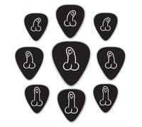 Pack of 9 x DickPick Guitar Picks - Electric & Acoustic Guitar Plectrums - Mixed Package - 3 x 'Floppy' / 3 x 'Semi / 3 x 'Stiffy'