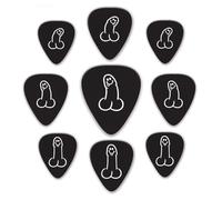 Pack of 9 x DickPicks or TitPicks - Electric & Acoustic Guitar Pick Plectrums (Mixed DickPick)