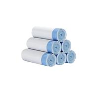 Pack of 90 Extra Large Cat Litter Tray Liners, Cat Litter Waste Containers, Bags for Cleanpethome Self-Cleaning Cat Litter Tray, Dustbin, Caravan, Foldable (White, D)