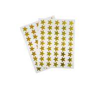 Pack of 90 Golden 15mm Self-Adhesive Shiny Stars