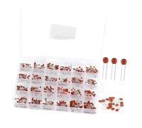Pack of 960pcs Ceramic Capacitors Set 24 Values From 2pF to 100nF for Electronics and Professional Circuit Design Assorted Capacitor Set