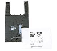 Pack of Dog Poo Bags - 500 x Dog Waste Bags - Black with Tie Handles