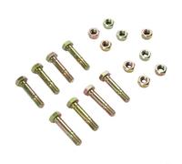 Pack of Eight Shear Bolts & Nuts Made from Strong Materials Suitable for Various High Stress Applications in Equipment Maintenance