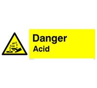 Pack of five - Acid Sign - 300x100mm - L31