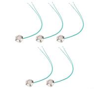 Pack of Five High Performance Waterproof Buttons Designed to Operate Effectively in Various Conditions on a Voltage Range of Twelve to Twenty Four Volts (16mm)